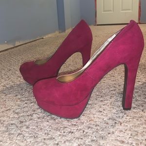 Plum Colored High Heels